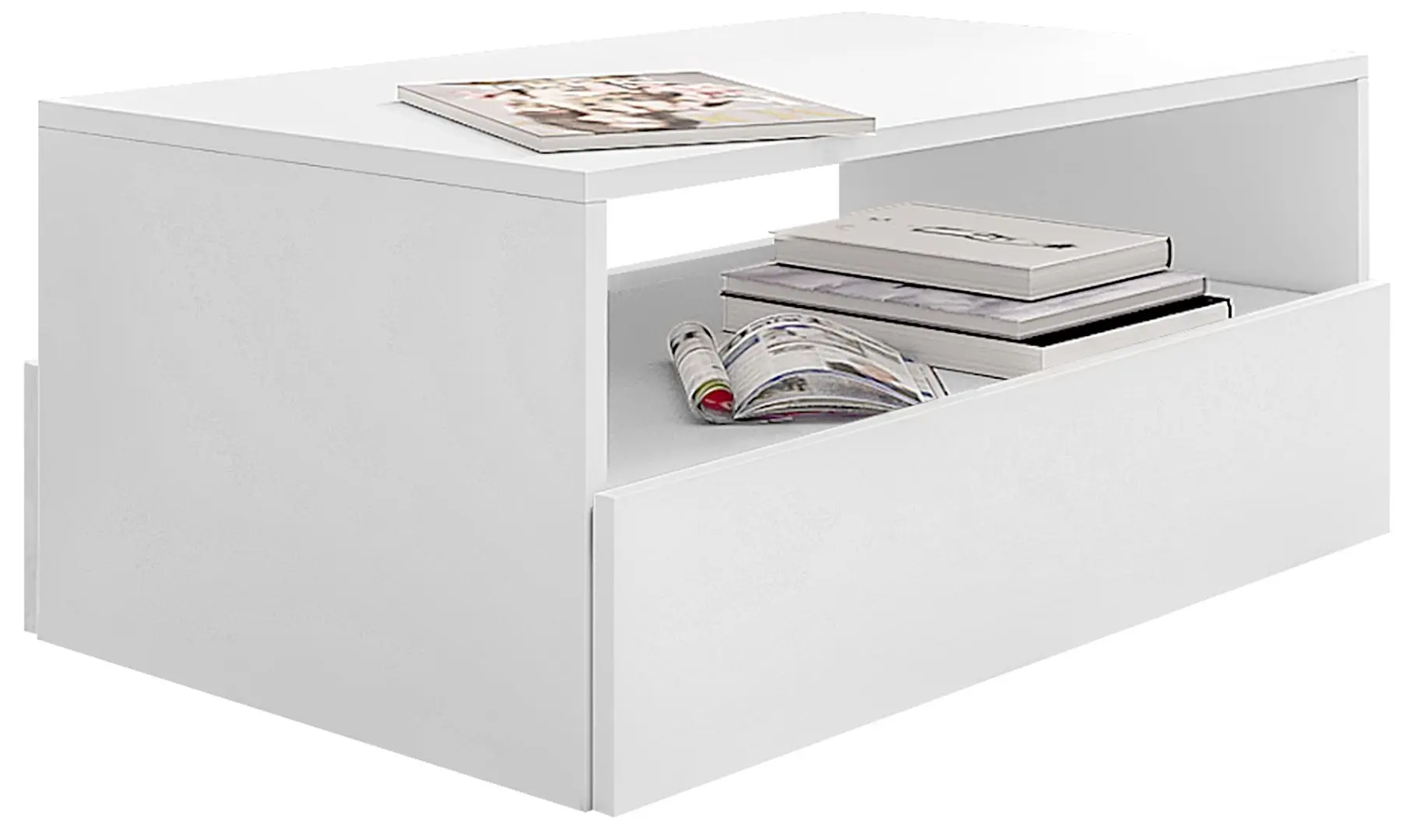 Masa pentru reviste Mirjan24 Fereolo/Lunula (White)