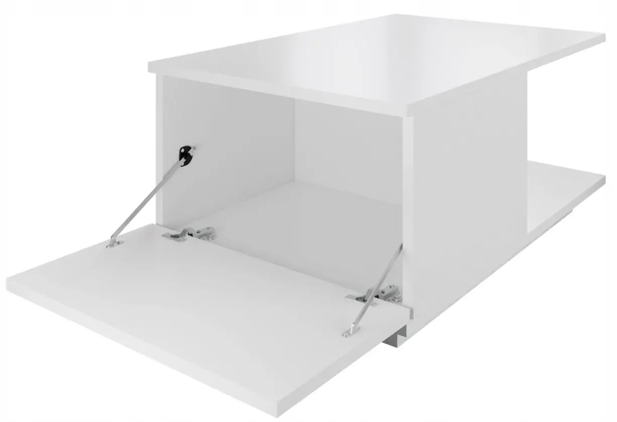 Masa pentru reviste Mirjan24 Flureos/Denver (White) - 5