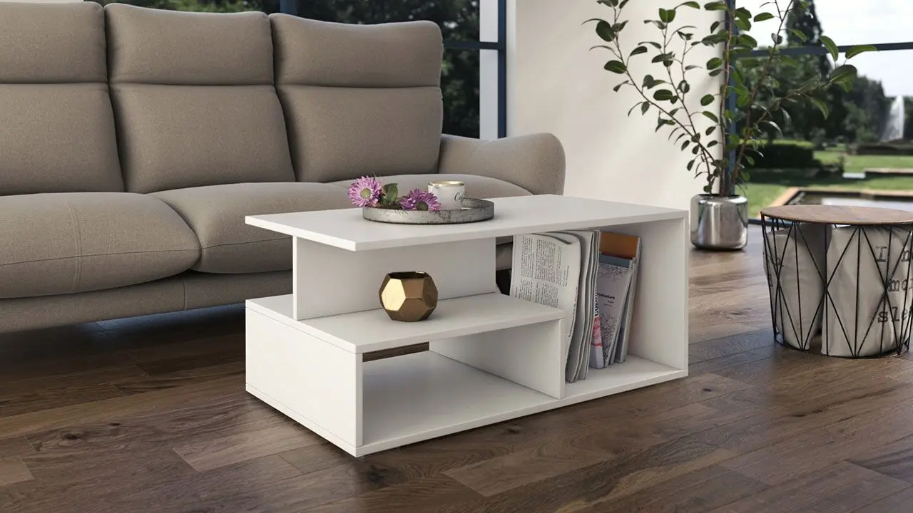 Журнальный столик Mirjan24 George/Prima (White) - 3