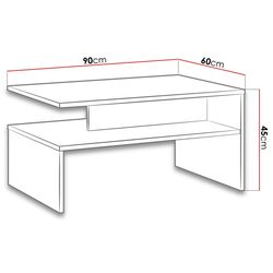 Masa pentru reviste Mirjan24 Goel/Boston (White) Thumb