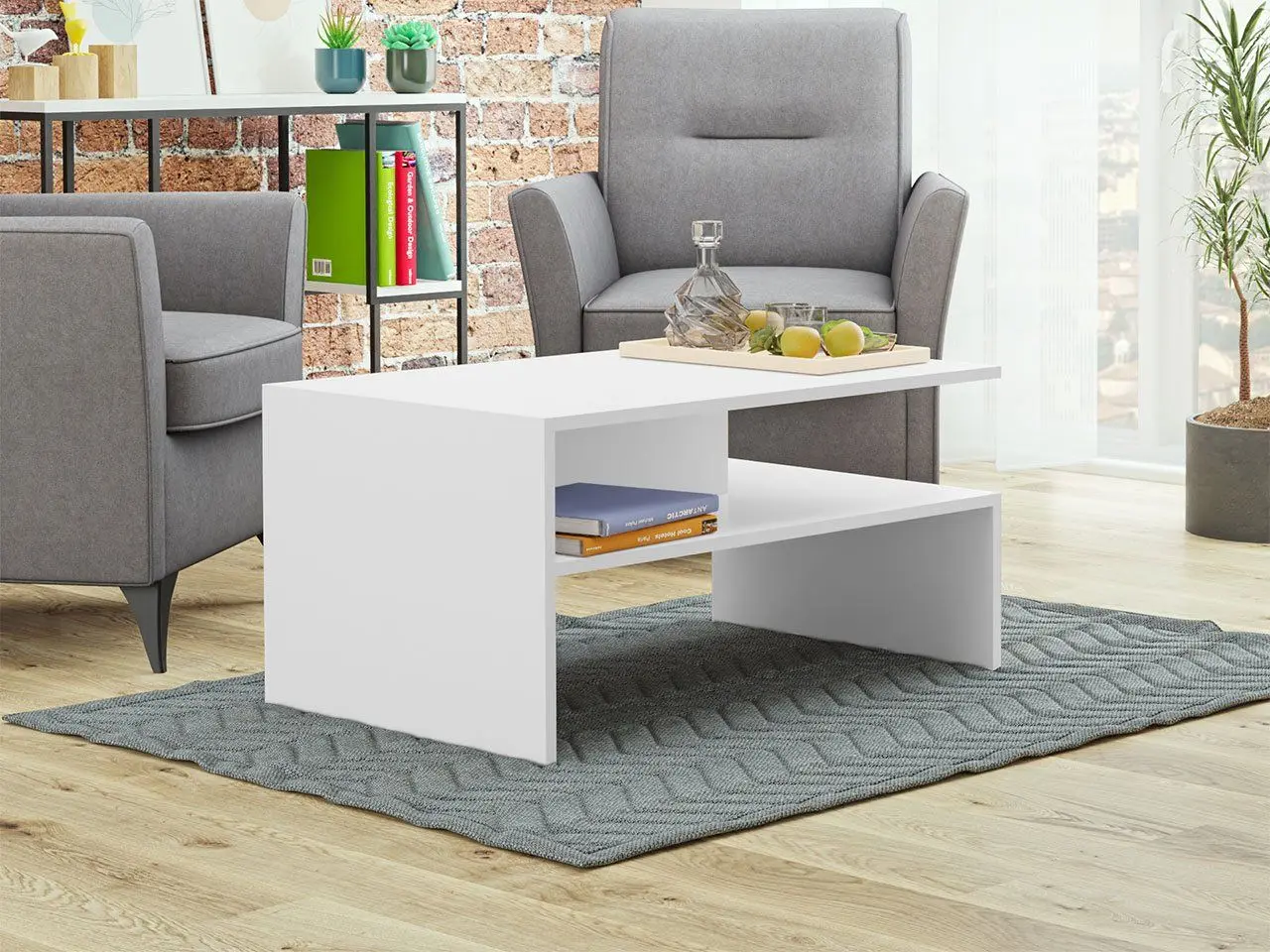 Masa pentru reviste Mirjan24 Goel/Boston (White) - 3