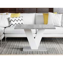 Masa pentru reviste Mirjan24 Herkulan Mini/Sweden (White/Concrete) Thumb