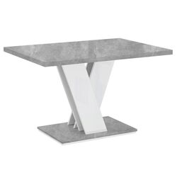 Журнальный столик Mirjan24 Herkulan Mini/Sweden (White/Concrete)