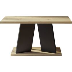 Журнальный столик Mirjan24 Josiah/Mufo 110x70 (Artisan Oak/Black)