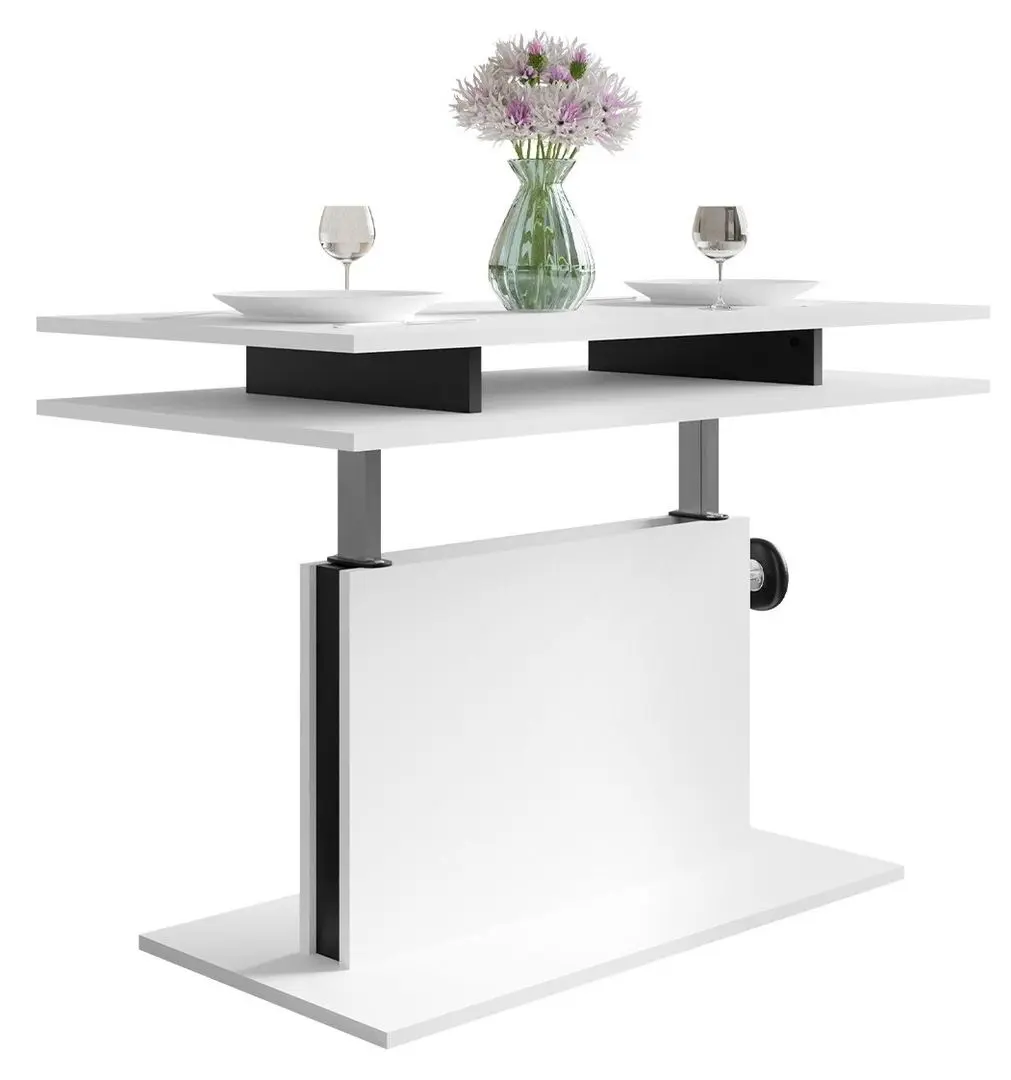 Журнальный столик Mirjan24 Kobali 2/L2 (White/Black) - 3