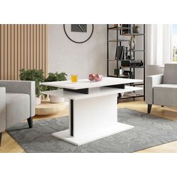 Журнальный столик Mirjan24 Kobali 2/L2 (White/Black) Thumb