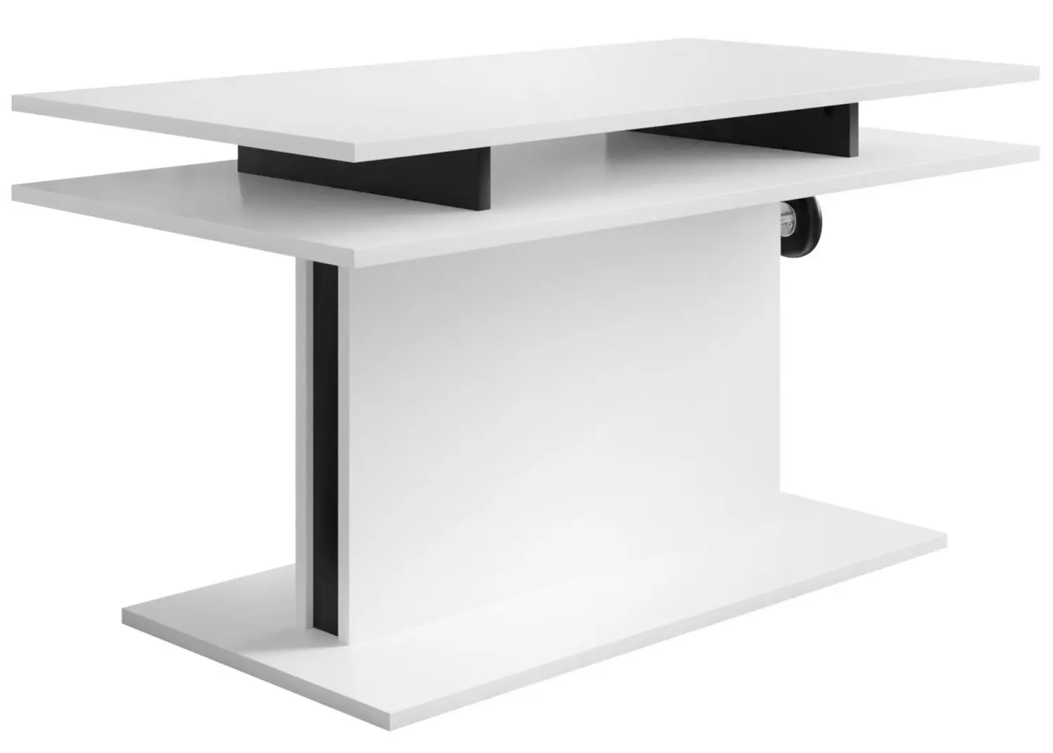 Журнальный столик Mirjan24 Kobali 2/L2 (White/Black)