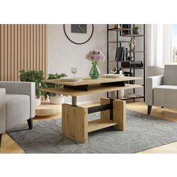 Журнальный столик Mirjan24 Kobali 3/L3 (Artisan Oak/Black) Thumb