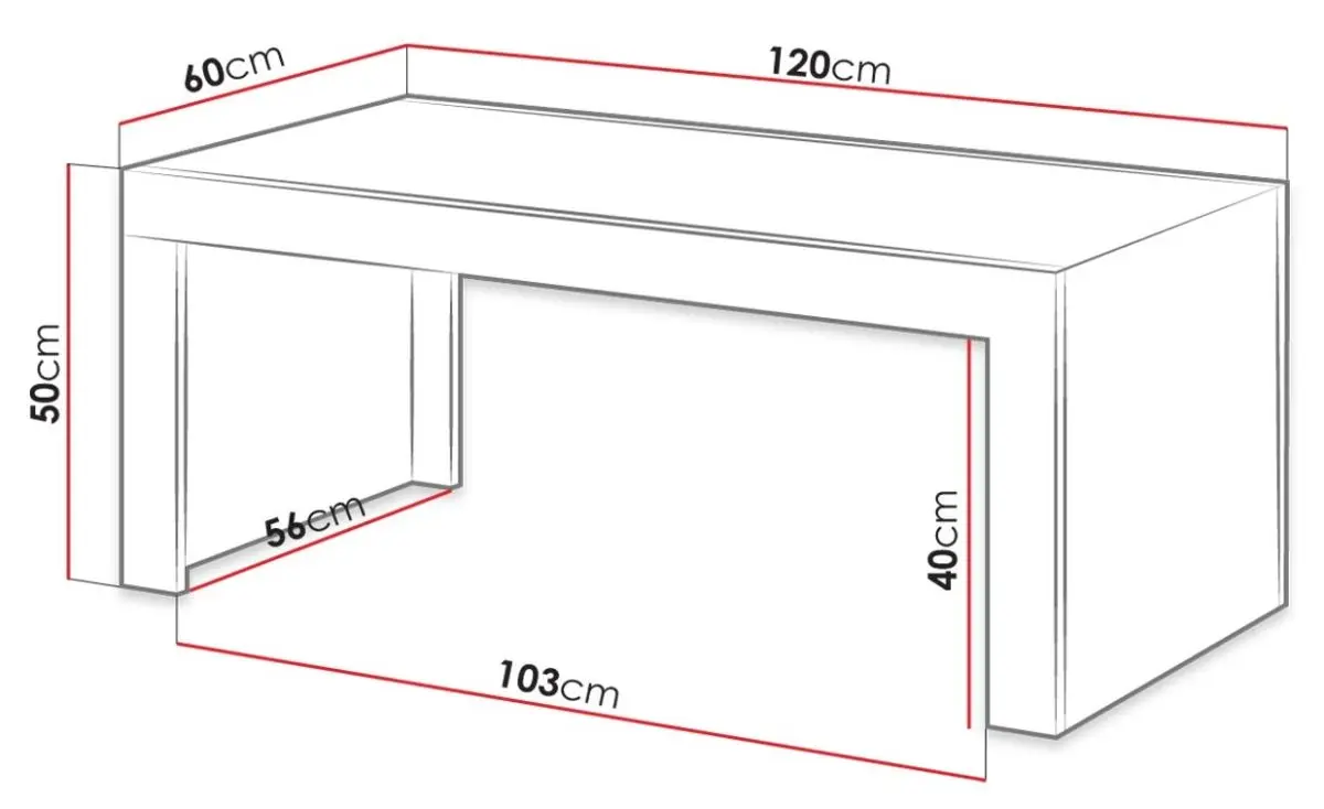 Журнальный столик Mirjan24 Kwintus/Mila (Wotan Oak/Anthracite) - 3