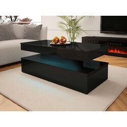 Журнальный столик Mirjan24 Lestiroll/Glossa 01 (Black Gloss) Thumb