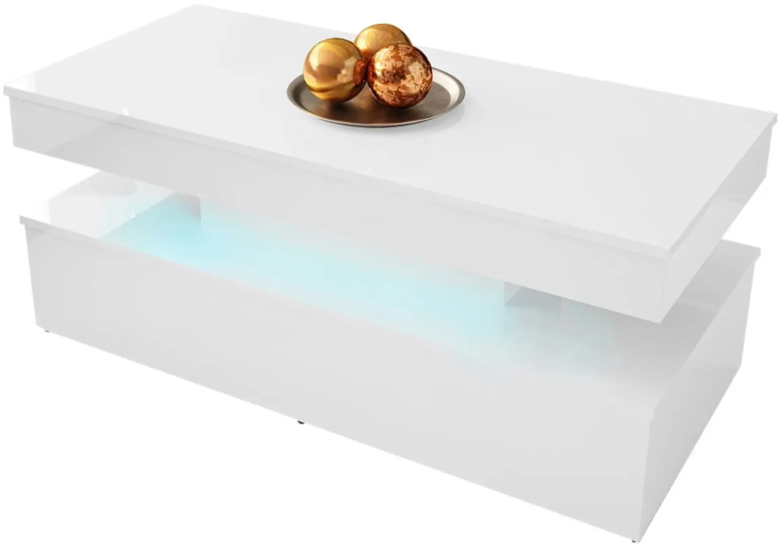 Журнальный столик Mirjan24 Lestiroll/Glossa 01 (White Gloss)