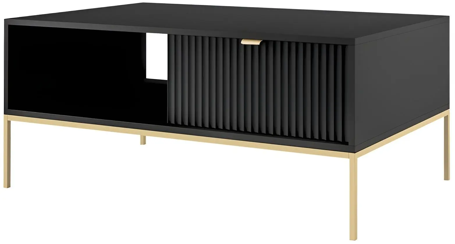 Журнальный столик Mirjan24 Mijano ML104/Nova L104 (Black/Gold) - 4