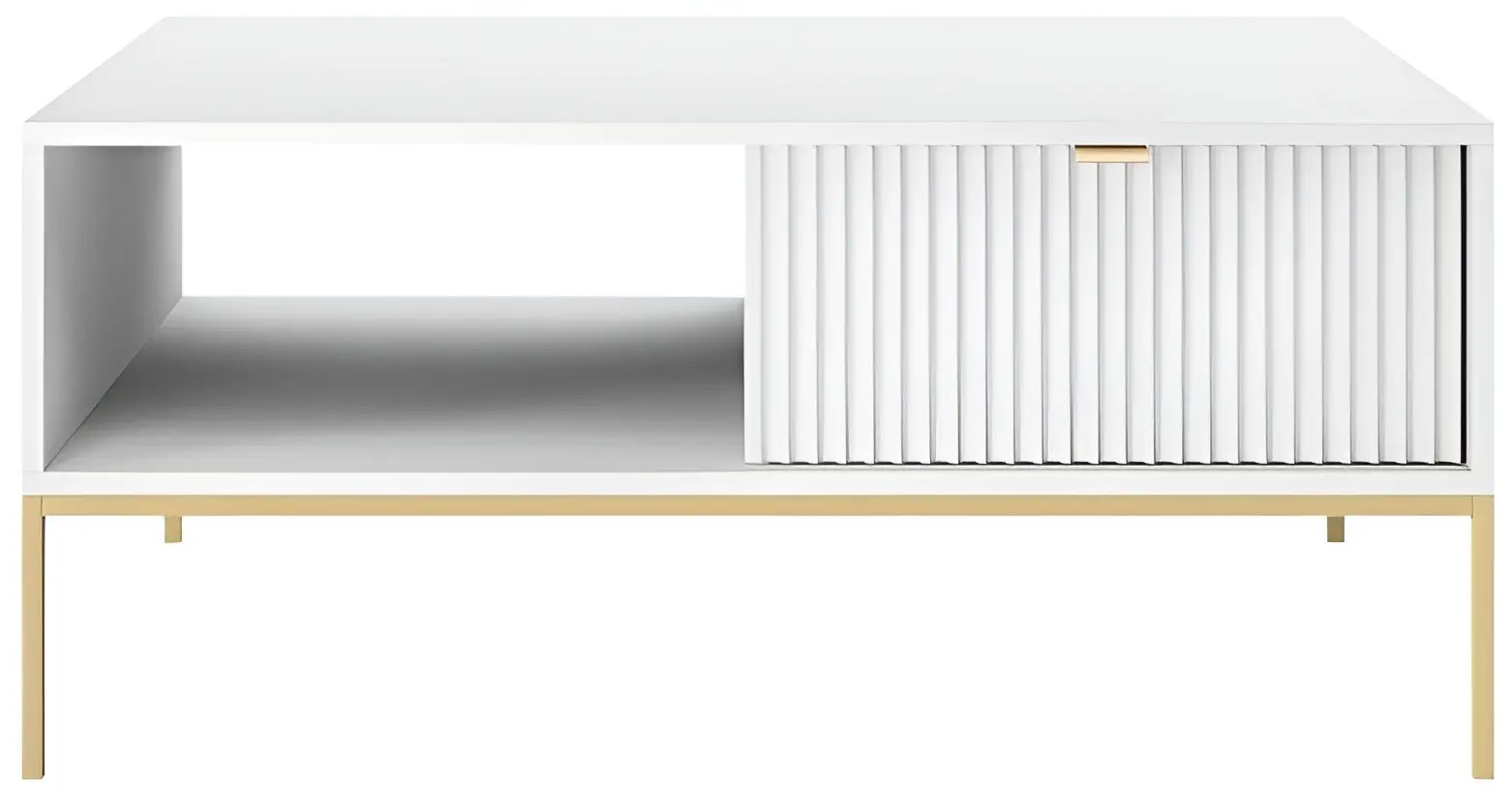 Журнальный столик Mirjan24 Mijano ML104/Nova L104 (White/Gold) - 4