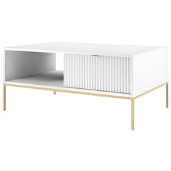 Журнальный столик Mirjan24 Mijano ML104/Nova L104 (White/Gold) Thumb