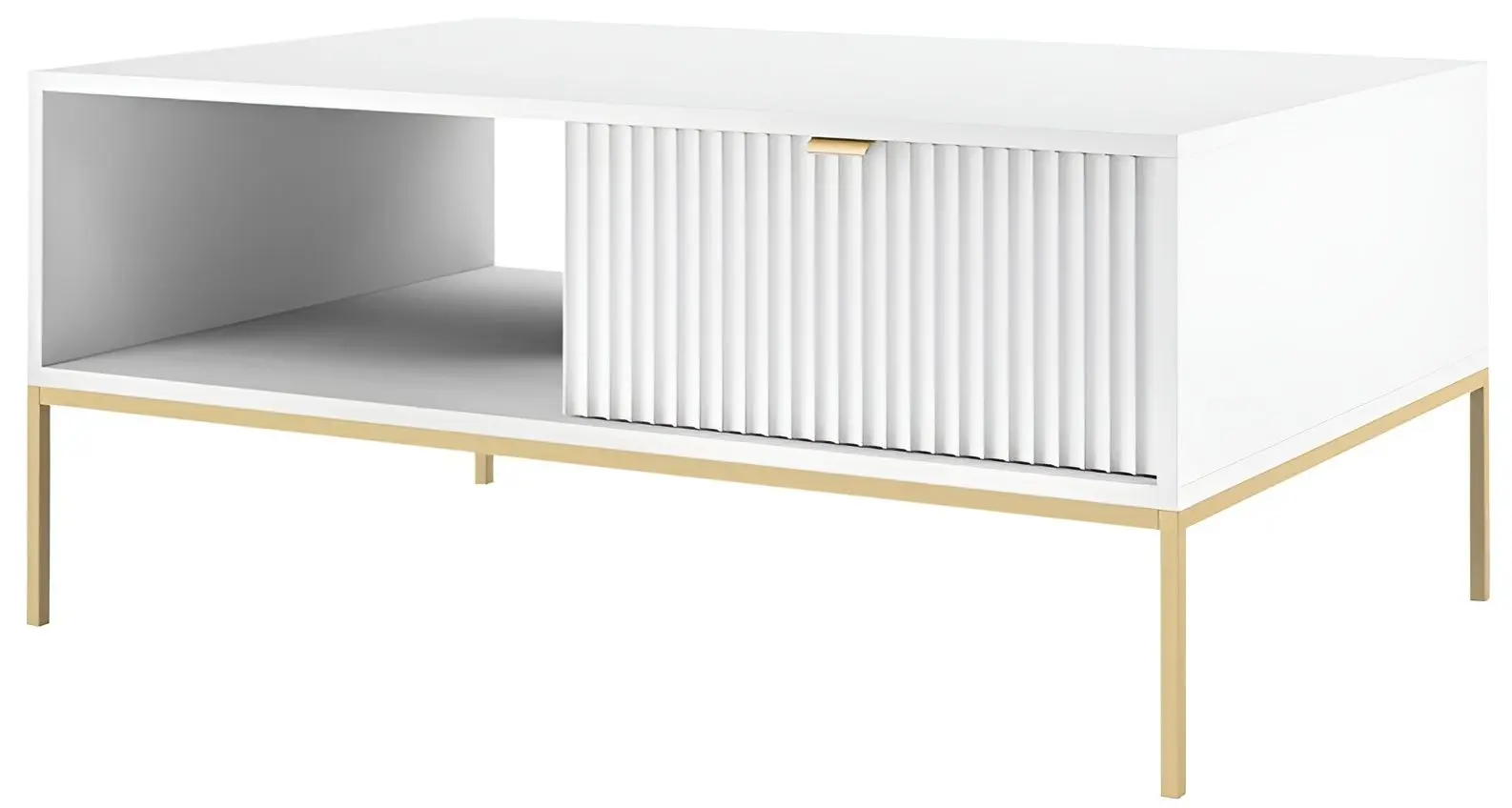 Журнальный столик Mirjan24 Mijano ML104/Nova L104 (White/Gold) - 3