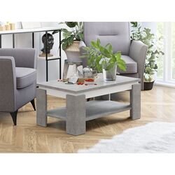 Журнальный столик Mirjan24 Monictru/Tim II (Concrete/White) Thumb