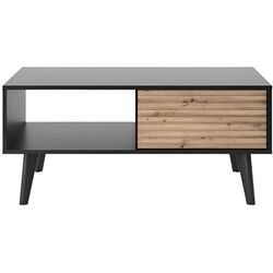 Журнальный столик Mirjan24 Mostero MSL104/Willow (Artisan Oak/Black) Thumb