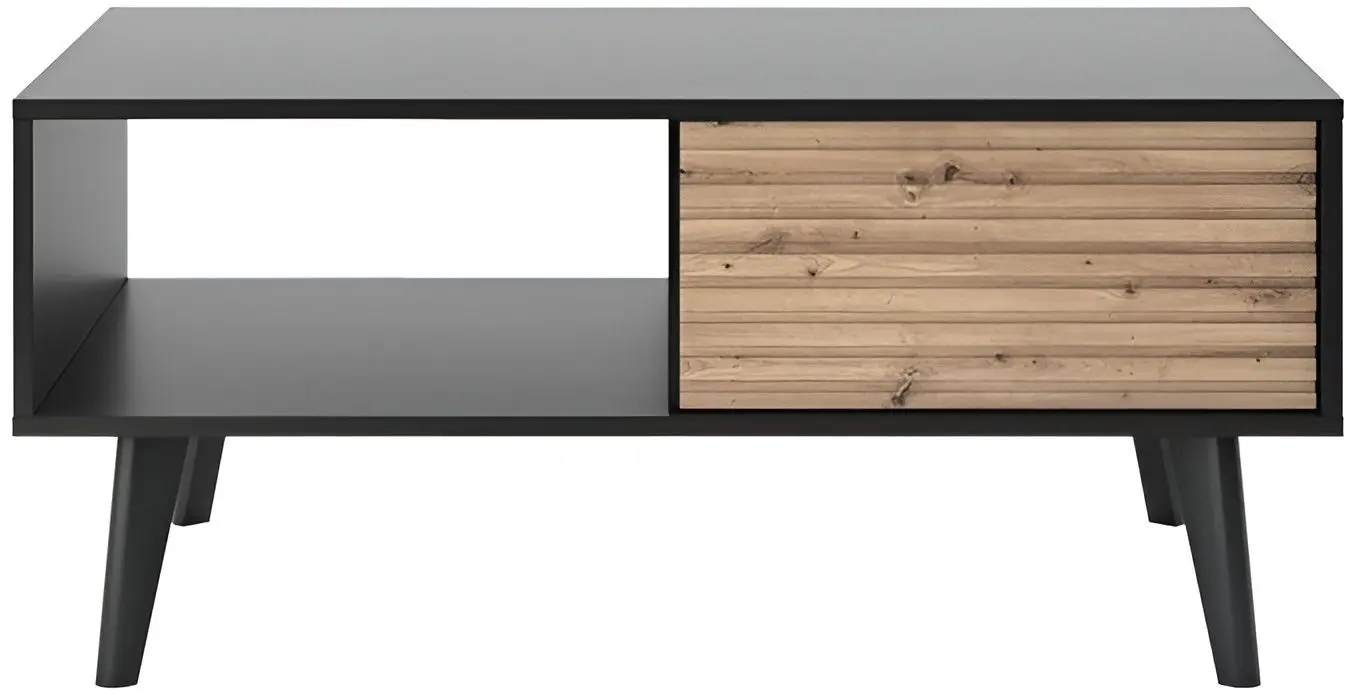 Журнальный столик Mirjan24 Mostero MSL104/Willow (Artisan Oak/Black) - 4