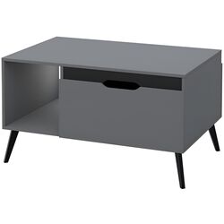 Журнальный столик Mirjan24 Motez/Dazel (Gray/Black) Thumb