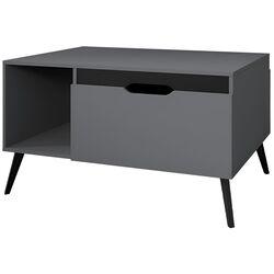 Журнальный столик Mirjan24 Motez/Dazel (Gray/Black) Thumb