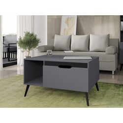 Журнальный столик Mirjan24 Motez/Dazel (Gray/Black)