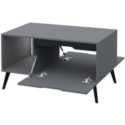 Журнальный столик Mirjan24 Motez/Dazel (Gray/Black) Thumb