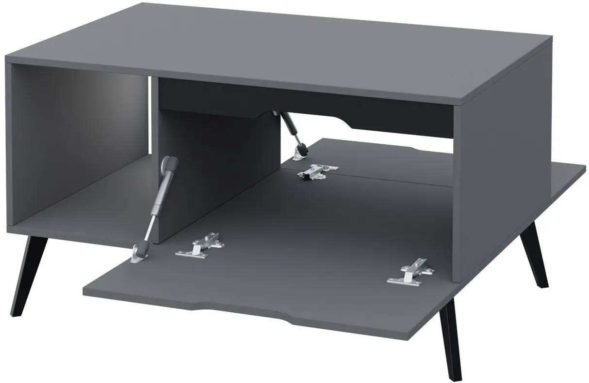 Журнальный столик Mirjan24 Motez/Dazel (Gray/Black) - 5