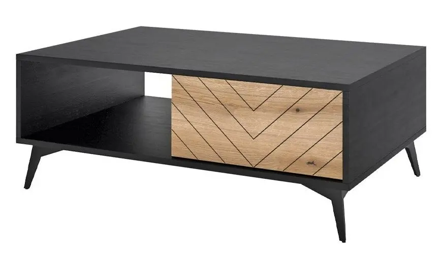 Журнальный столик Mirjan24 Namiro NL104/Diamond L104 (Black/Evoke Oak)