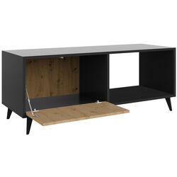 Журнальный столик Mirjan24 Oksawi 1K/Ovessi 1K (Artisan Oak/Black) Thumb