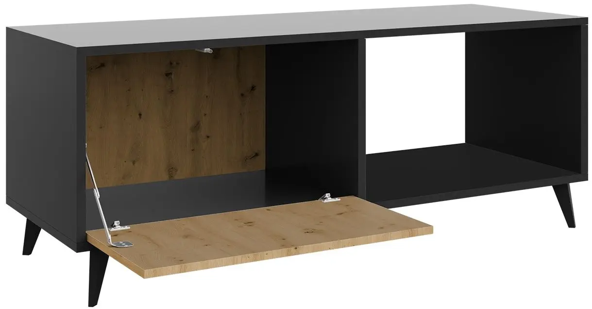 Журнальный столик Mirjan24 Oksawi 1K/Ovessi 1K (Artisan Oak/Black) - 4