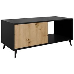 Журнальный столик Mirjan24 Oksawi 1K/Ovessi 1K (Artisan Oak/Black) Thumb