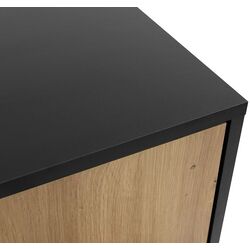 Журнальный столик Mirjan24 Oksawi 1K/Ovessi 1K (Artisan Oak/Black) Thumb