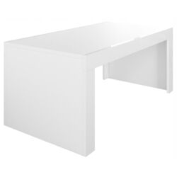 Masa pentru reviste Mirjan24 Poker PK1/Deko (White/White Gloss)