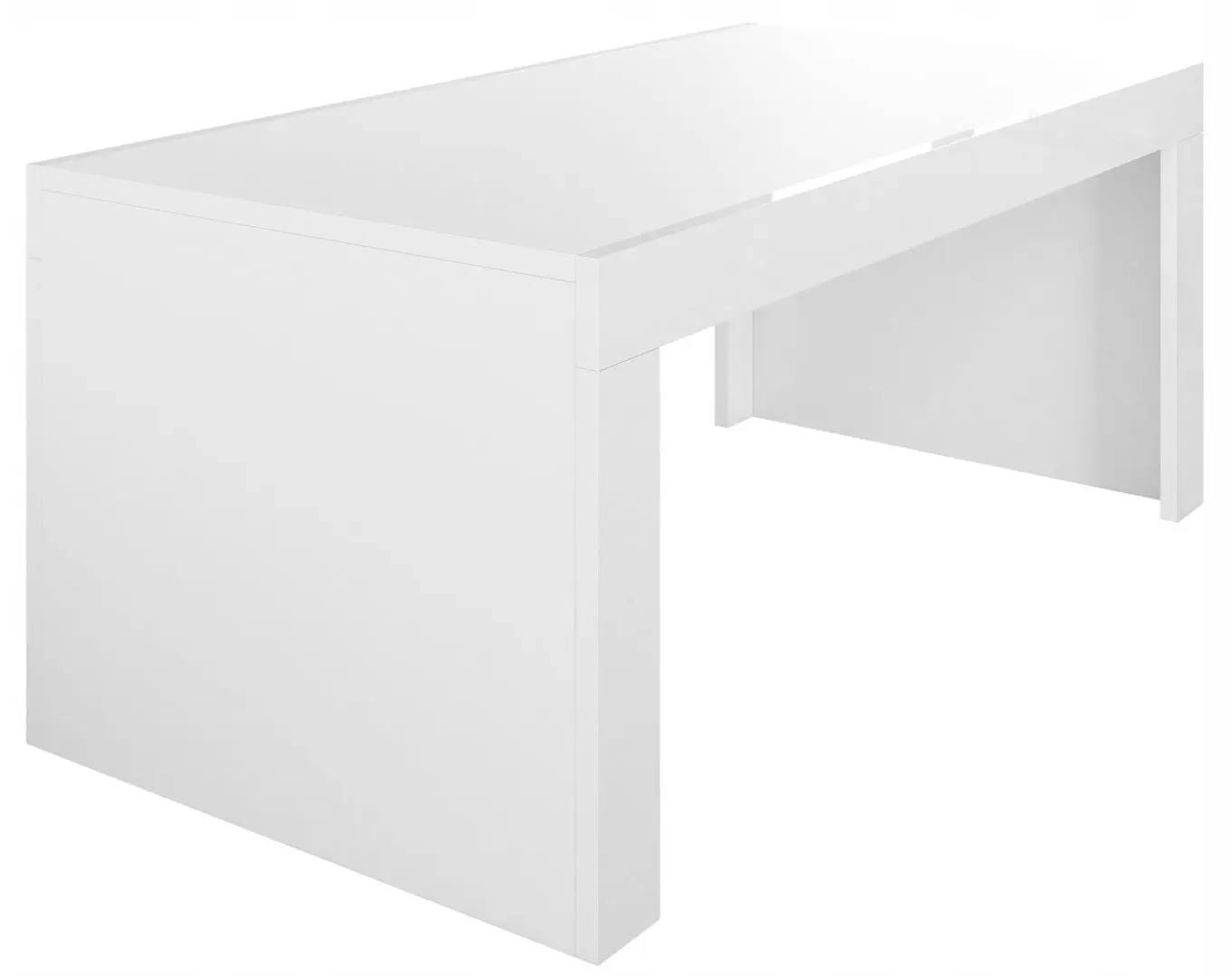 Masa pentru reviste Mirjan24 Poker PK1/Deko (White/White Gloss)