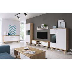 Журнальный столик Mirjan24 Prime/Primo L107 (Riviera Oak/White) Thumb