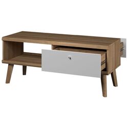 Журнальный столик Mirjan24 Prime/Primo L107 (Riviera Oak/White) Thumb