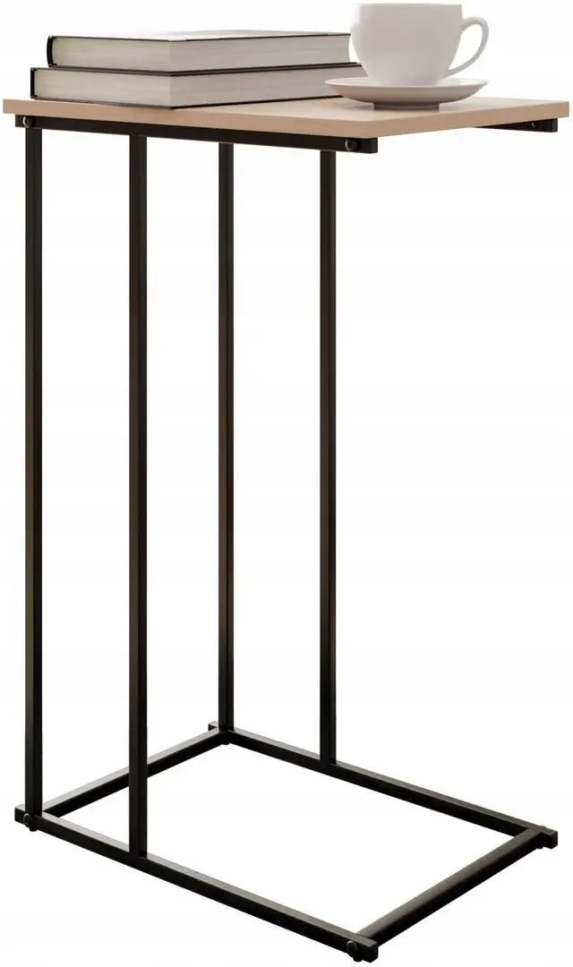 Журнальный столик Mirjan24 Runoya/Carlo 40x26 (Black/Natural) - 2