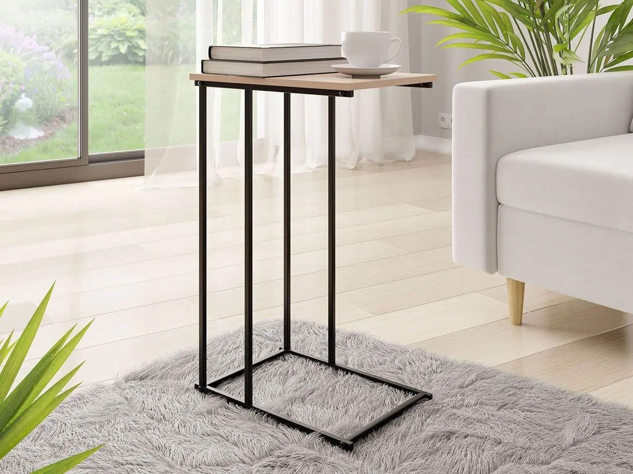 Журнальный столик Mirjan24 Runoya/Carlo 40x26 (Black/Natural) - 3