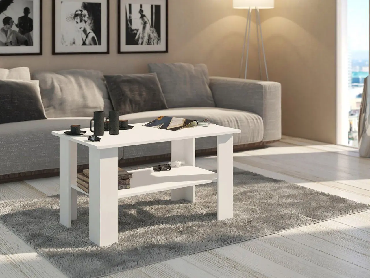 Журнальный столик Mirjan24 Sopuni/Solasten (White) - 3