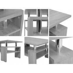 Masa pentru reviste Mirjan24 Troy/Cube (White) Thumb