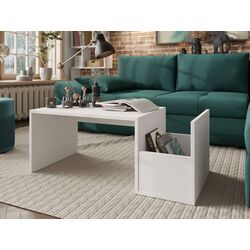 Журнальный столик Mirjan24 Wadasa/Wentar (White) Thumb