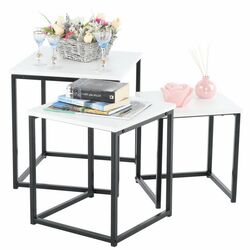 Set mese pentru reviste Mobhaus Kastler Typ 3 (White Mat/Black) Thumb