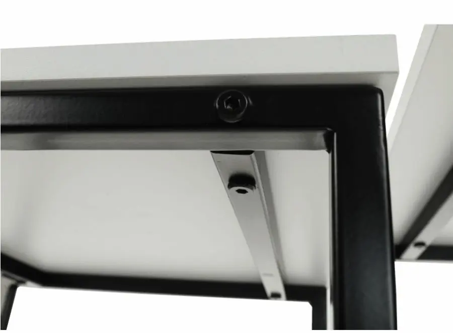 Set mese pentru reviste Mobhaus Kastler Typ 3 (White Mat/Black)