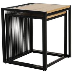 Set mese pentru reviste Mobhaus Rimbo (Oak/Black) Thumb