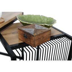 Set mese pentru reviste Mobhaus Rimbo (Oak/Black) Thumb