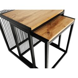 Set mese pentru reviste Mobhaus Rimbo (Oak/Black) Thumb