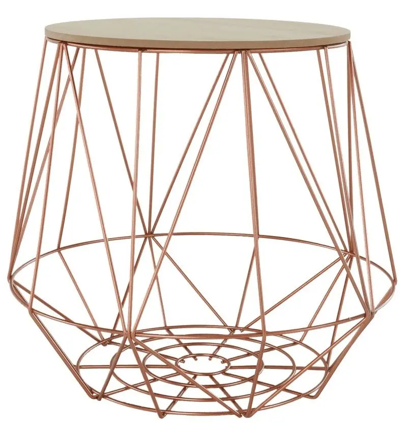 Набор журнальных столиков Mobhaus Dalux (Natural/Copper) - 6