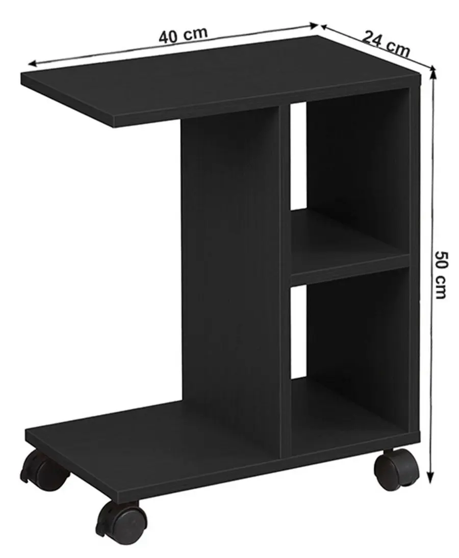 Masa pentru reviste Mobhaus Abbas New (Black) - 2