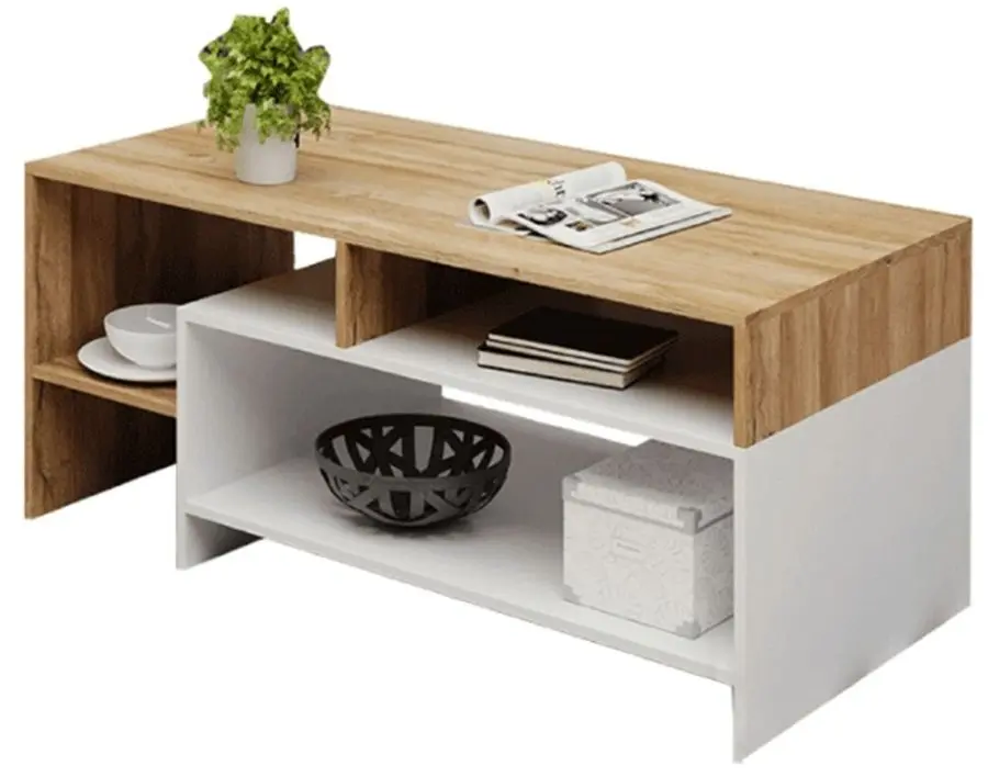 Masa pentru reviste Mobhaus Alicante (Grandson Oak/White)