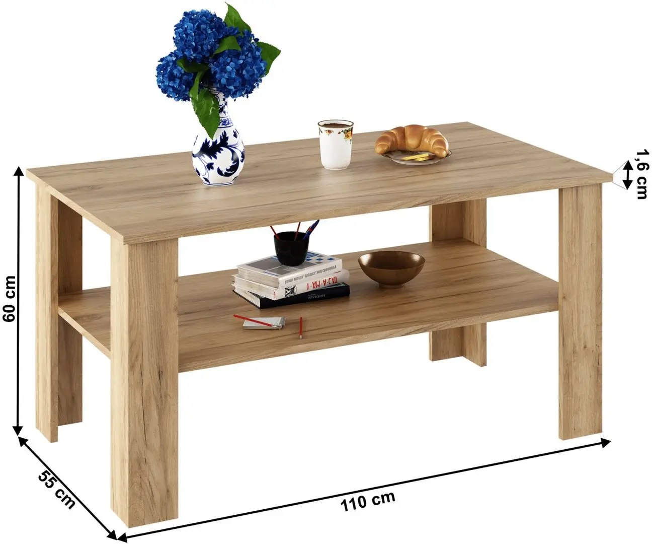 Журнальный столик Mobhaus Gaudi (Artisan Oak) - 3